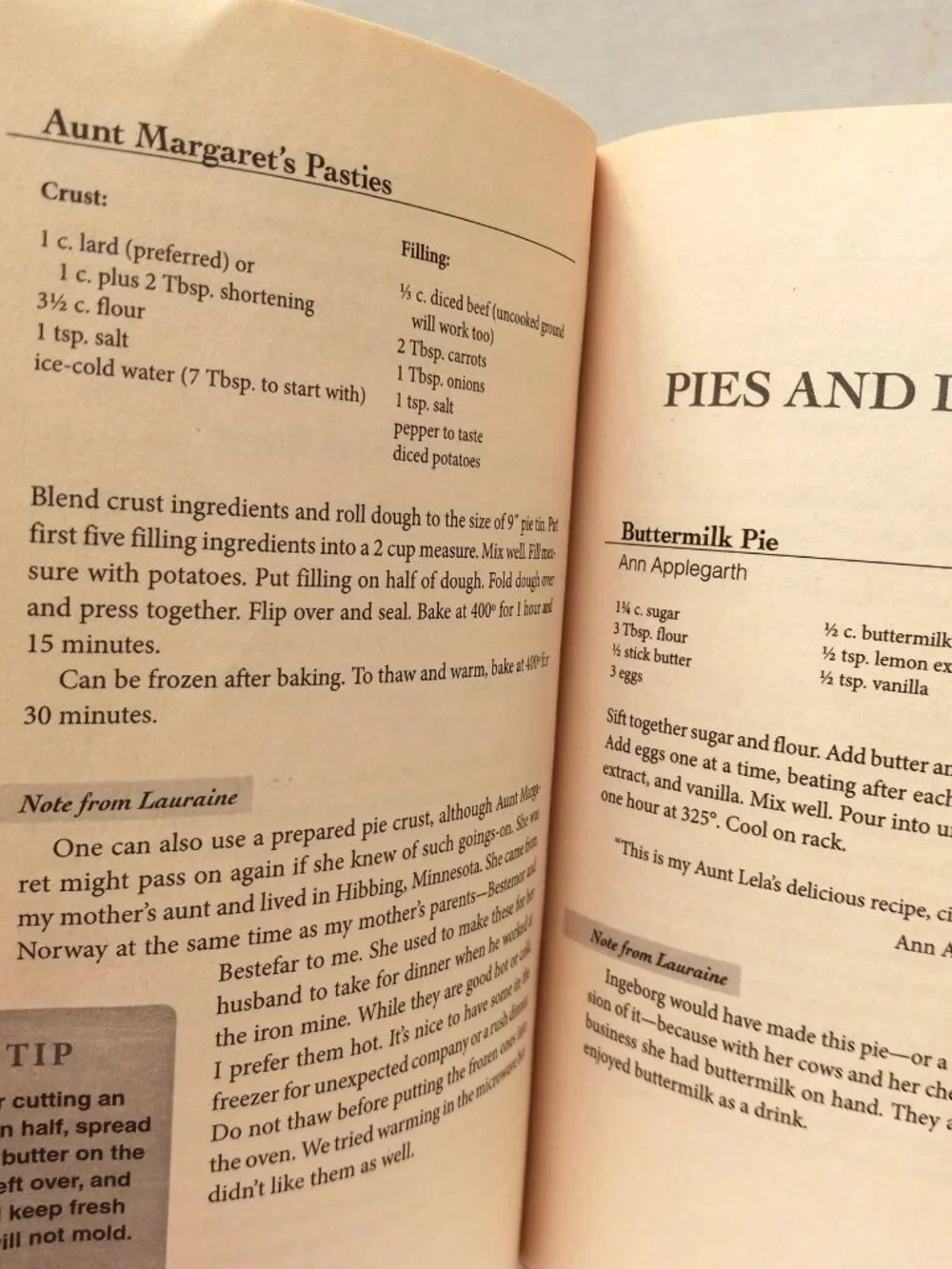 Ingeborg Bjorklund's Red River Cookbook Favorite Recipes Lauraine Snelling